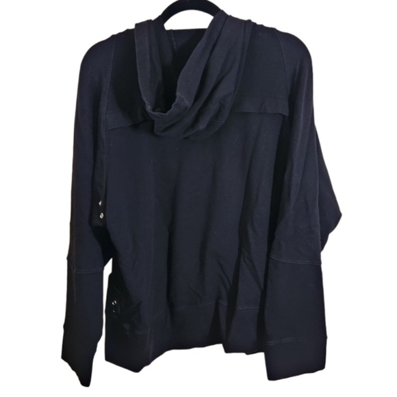 Anne Klein Vintage Black Pima Cotton Hoodie Size XL - Picture 2 of 8